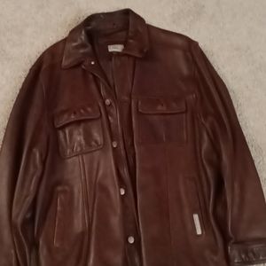 Vintage Jordan Leather Coat
